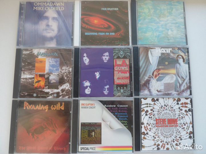 Фирменные CD зарубежный рок