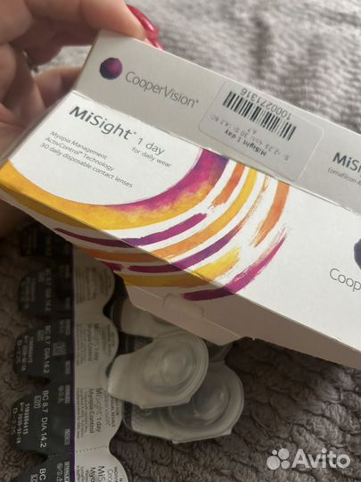 Линзы контактные однодневные MiSight