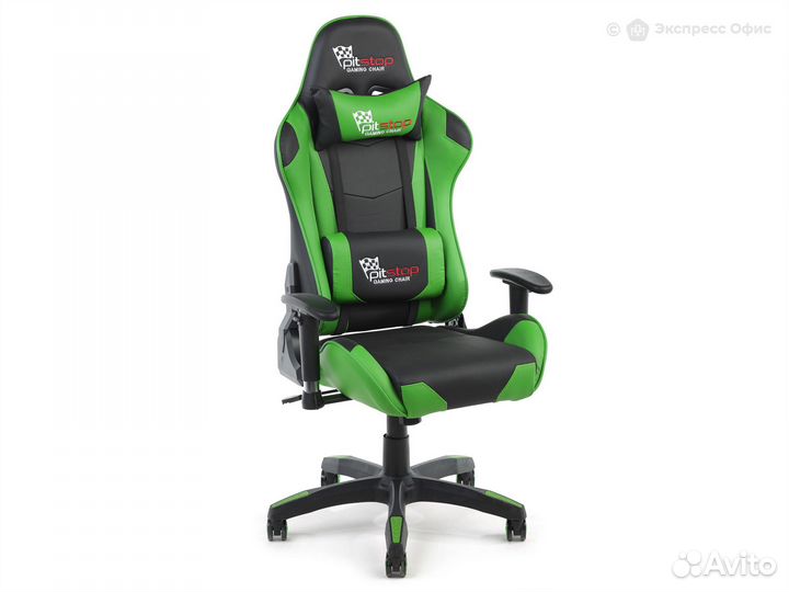 Кресло игровое College CLG-801LXH Green