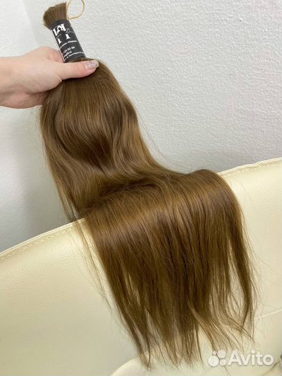 Детский срез русых волос, 50 см (298)