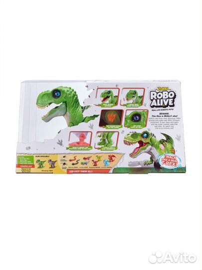 Игрушка robo alive Zuru T-Rex 7127A