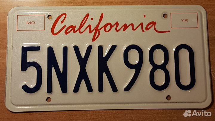 Автомобильный номер США
