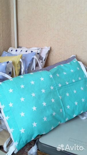 Бортики в детскую кроватку новые