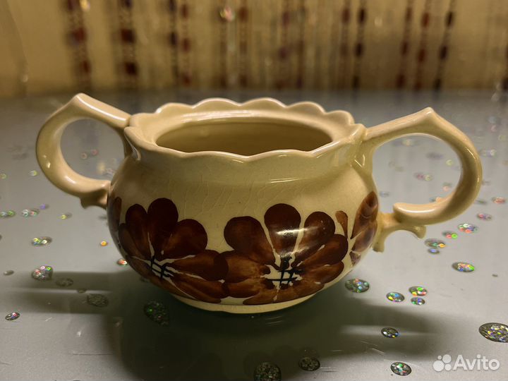 Сахарница польская керамика