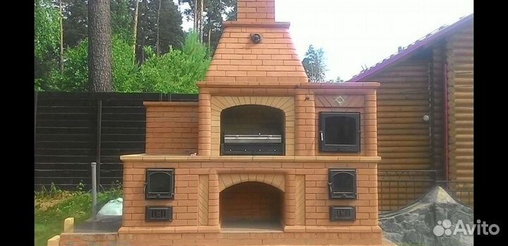 Услуги печника Кладка барбекю комплексов