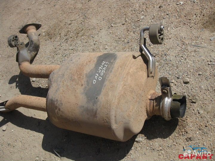 Резонатор lexus LX450D VDJ201 1vdftv