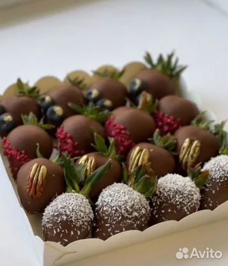 Клубника в шоколаде букеты подарок девушке