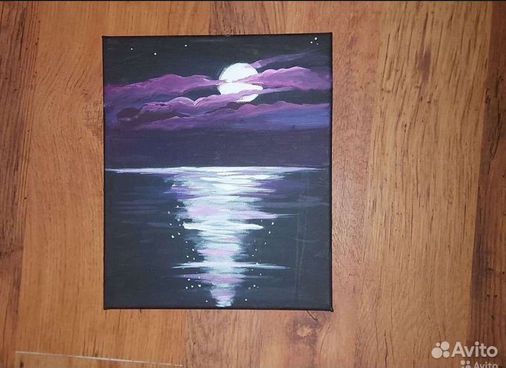 Картина акрилом на холсте