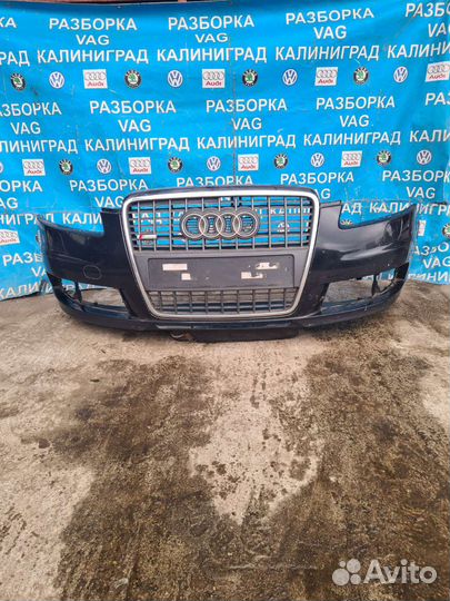 Передний бампер Ауди А6-С6 S-Line