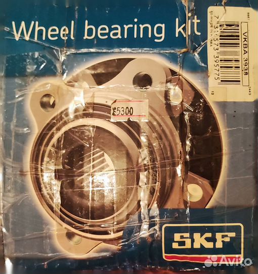 SKF vkba 3938 Подшипник ступицы колеса, комплект