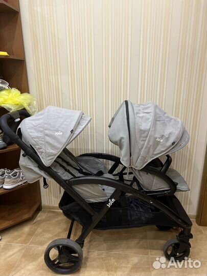 Коляска для двойни, для погодок