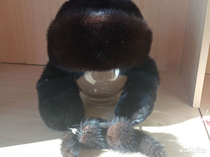 Шапка норковая 58 размер женская