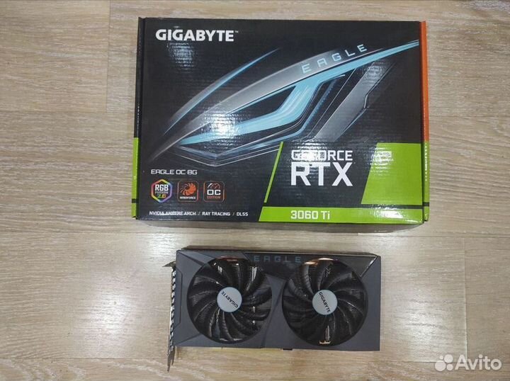 Видеокарта Gigabyte RTX 3060 Ti Eagle OS LHR