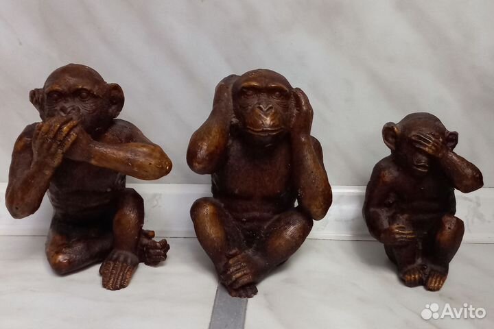 Статуэтки 3 обезьянки