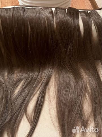 Волосы на заколках