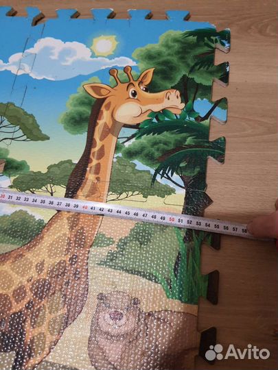 50 шт.Детский коврик для ползания пазл