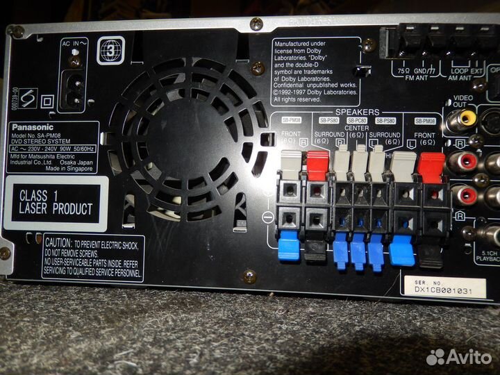 Музыкальный центр Panasonic Sa-Pm08 без ас