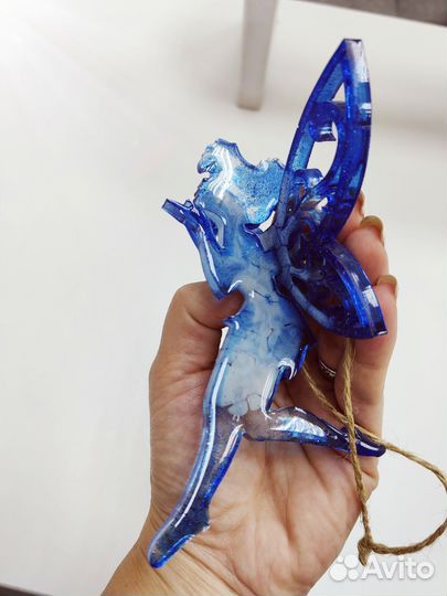 Новогодняя игрушка из эпоксидной смолы