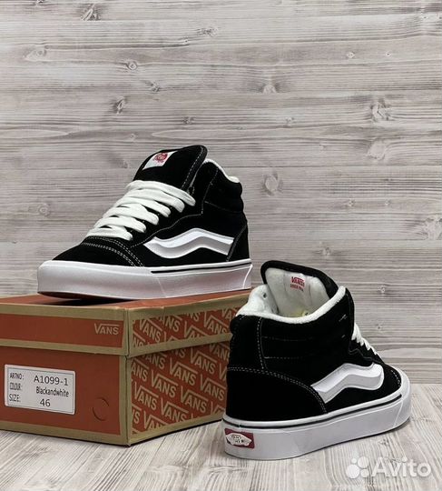 Кеды зимние Vans Knu Scool дутыши