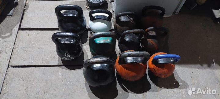 Гири 16, 24, 32 кг