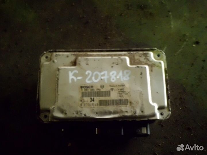 Блок управления двигателем (Peugeot 206)