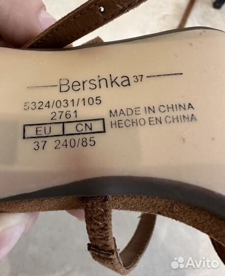 Босоножки bershka 37