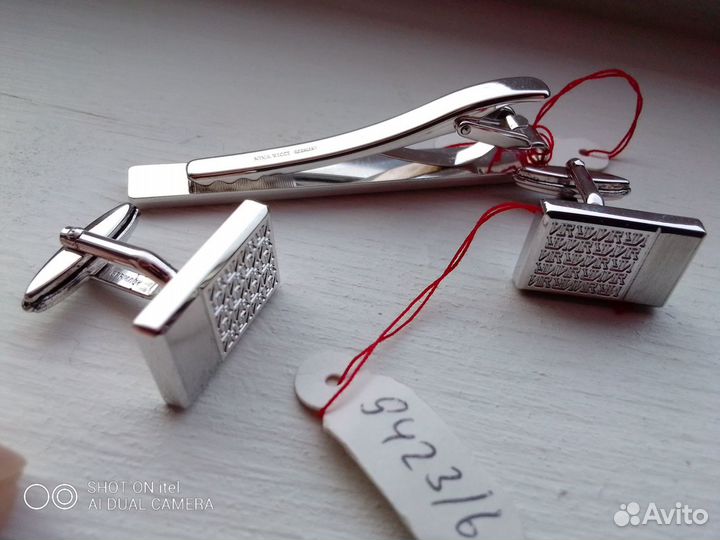 Запонки и зажим для галстука Nina Ricci Original