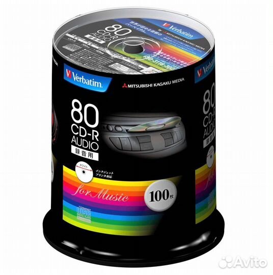 Verbatim Music CD-R MUR80FP100SV1
