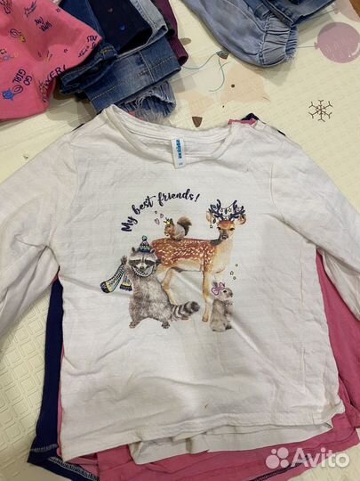 Вещи пакетом для девочки 122