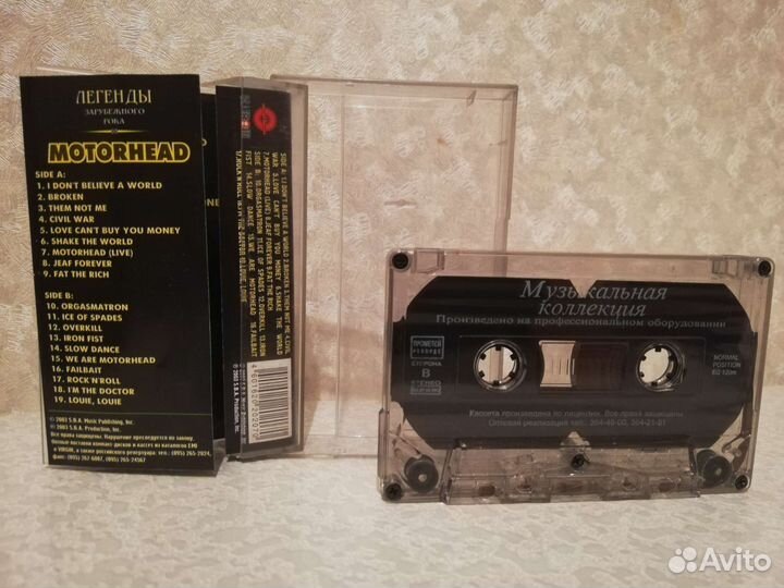 Кассета Motorhead легенды зарубежного рока