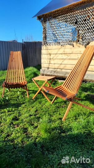 Кресло кентуки (набор из столика и двух стульев)