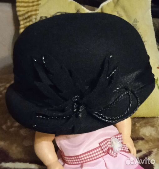 Шляпа фетровая женская