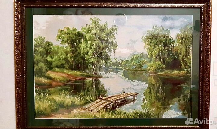 Картина вышитая крестом