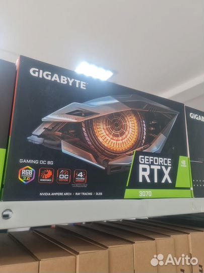 Видеокарта gigabyte GeForce RTX 3070 gaming OC бу