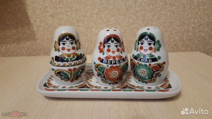 Набор винтажных солонок производство вербилки