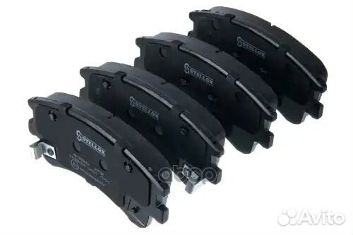 Колодки тормозные дисковые передние с антискрип