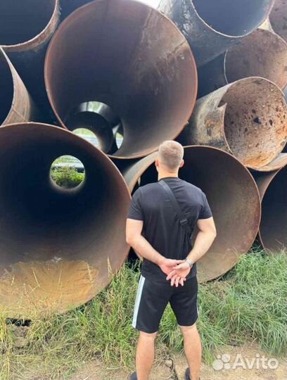 Труба б/у 426х6 мм в канаву