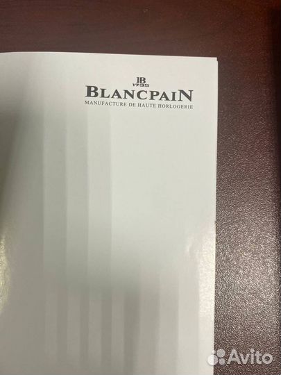 Инструкция к часам Blancpain