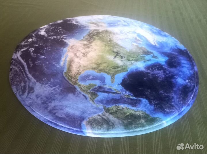 Новый Мягкий Коврик Планета Земля 60 см