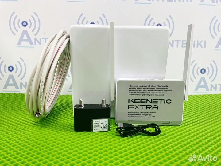 Усиление интернета с 4G модемом Fibocom CAT9