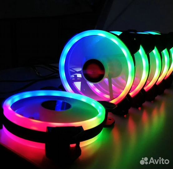 Кулеры, вентиляторы для пк компьютеров с RGB