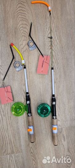 Удочка оснащённый на леща с лодки