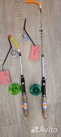 Удочка оснащённый на леща с лодки