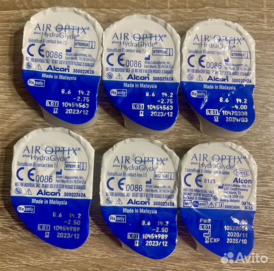 Линзы контактные Air optix