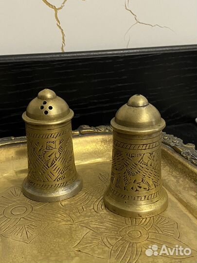 Набор для специй латунь