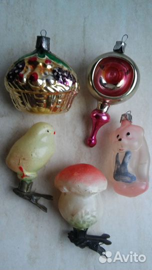 Елочные игрушки СССР