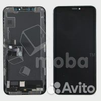 Дисплей iPhone Xs в сборе с тачскрином Черный (Sof