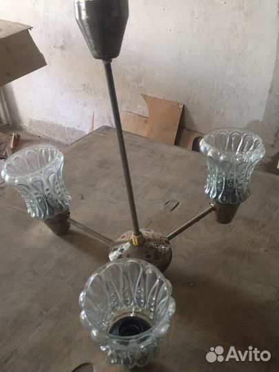 Люстра старинная. СССР