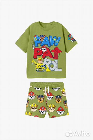 Костюм шорты и футболка Zara щенячий патруль
