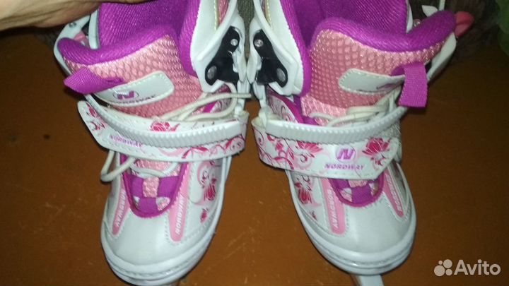 Коньки фигурные для девочки размер 27-30